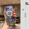 iPhone 17 Air Магнитная подставка Прозрачный чехол