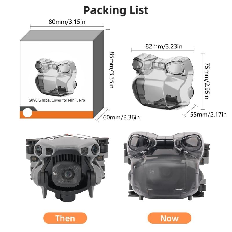 Quick Detach Anti Scratch Protective Cover For Mini 5Pro Camera Gimbals Impact Resistant Aviation Grade Plastic Shell