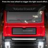 1:50 Scale Smoke Exhaust Fire Truck Model Toys Metal Diecast Spray Water Pull Back Sound Light Rubber Tires Boys Educational Toy