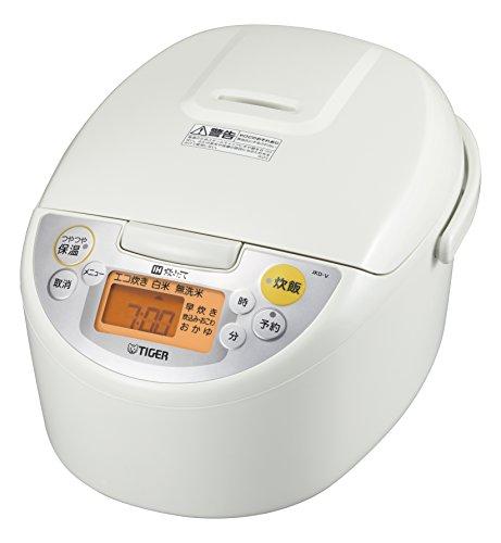 TIGER IH rice cooker cooked 5.5 Go cook JKD-V100-W White
