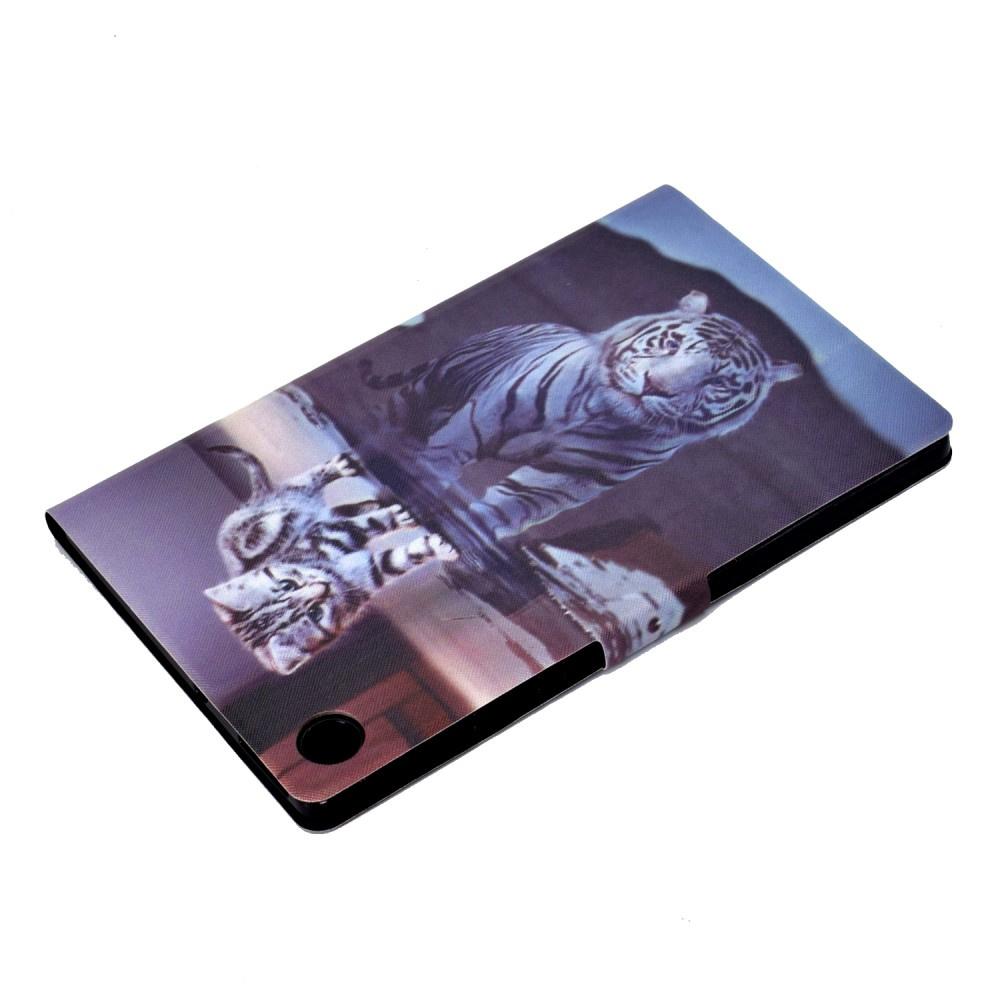 Case for Samsung Galaxy Tab A9 X110 / X115, cat and tiger