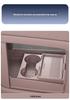 Fits 26 AITO M9 Models: Multi-functional Center Console Storage Box & Glasses Holder for Car Accessories.