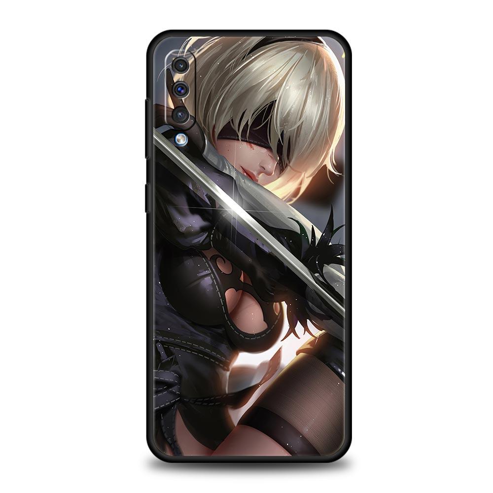 Phone Case For Samsung Galaxy A52 A14 A50 A70 A10S A30 A40 A20S A20E A02S A12 A22 A72 A32 5G A04s Nier Automata Cartoon Cover