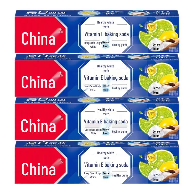Zhonghua Healthy White Vitamin E Baking Soda Mint Toothpaste