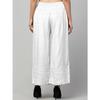Designer Bollywood Relaxed White Trouser Indian Women Casual Wear Palazzo Dress