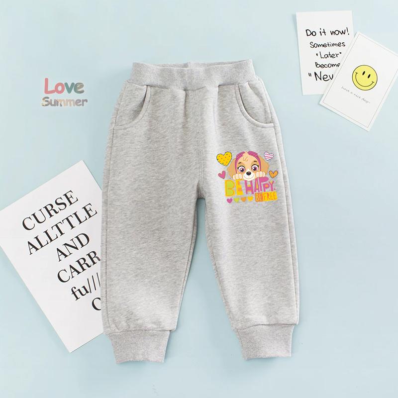Skye Everest Girls Trousers Paw Patrol Casual New Little Girls Sweatpants Print for Girls Casual Sports Long Pants Outdoor Warm Long Pants,for Outdoor