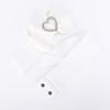 Love-Shaped Rhinestone Inlaid Bow Wide Belt With Skirt Sweet Black Wide Elastic Elastic Waist Seal Female