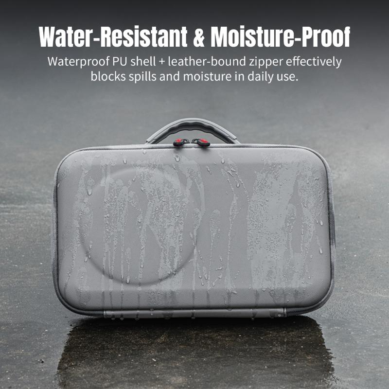 Shockproof Camera Accessories Organizers PU Material Portable Travel Storage Solution
