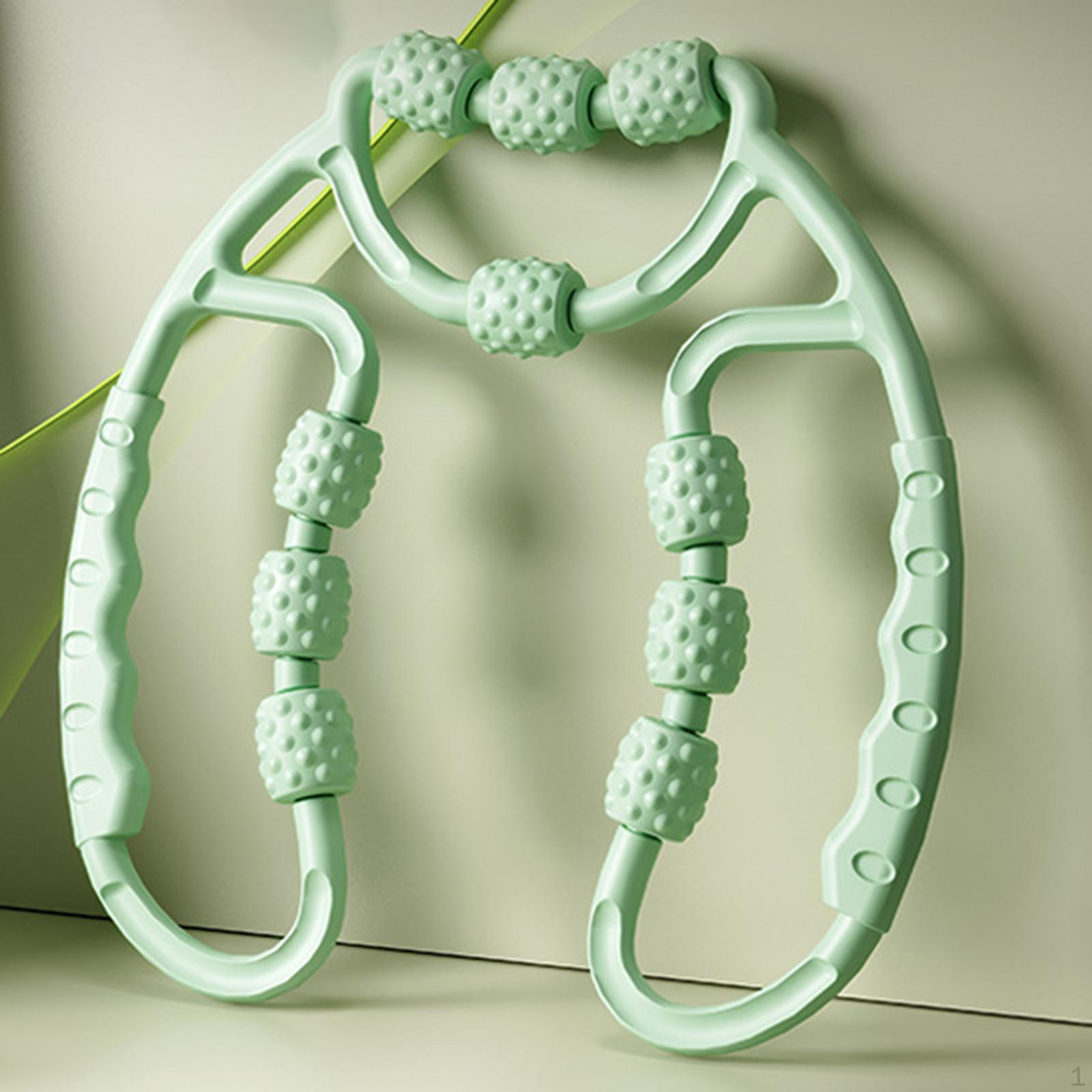 

Deep Tissue Leg Massage Roller with Circular Clamp for Runners And Dancers зелёный