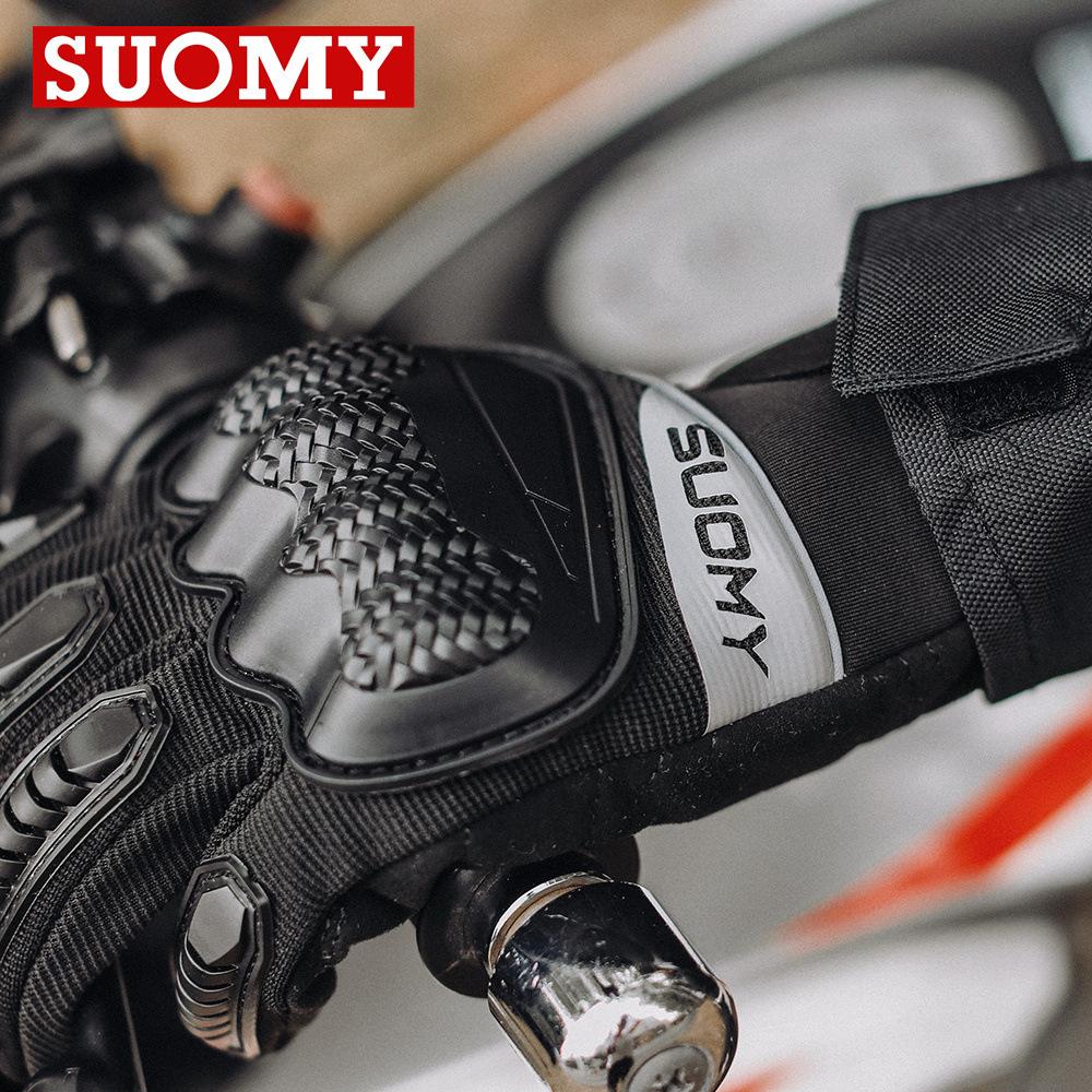 Cycling gloves men's and women's knights anti-drop breathable touch screen racing locomotive gloves