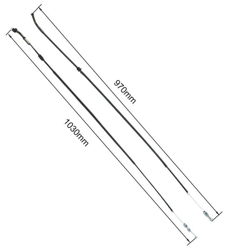 Throttle Cable Set - Push Pull For Honda Interceptor 700 750 800 1000 Interstate 1300 Magna 700/ 750, Nighthawk 250