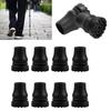 8Pcs Walking Hiking Stick Tip Protectors Trekking Poles Tip Replacement Feet Walking Stick Pad Buffers Easy To Install