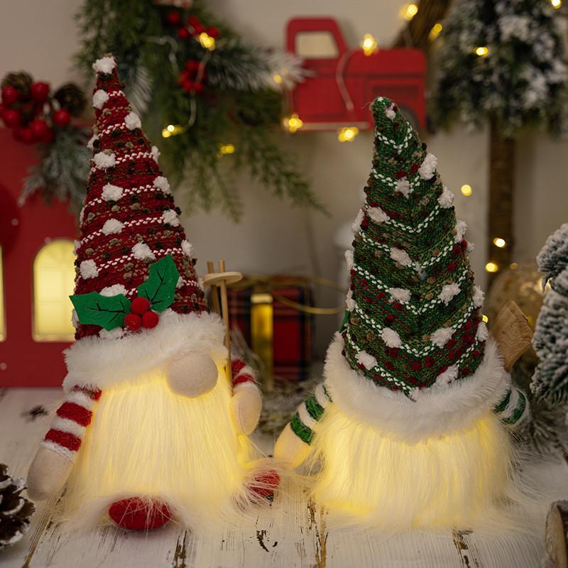 Gnome Lightup Enchanting In Red And Green Ideal For Display Christmas