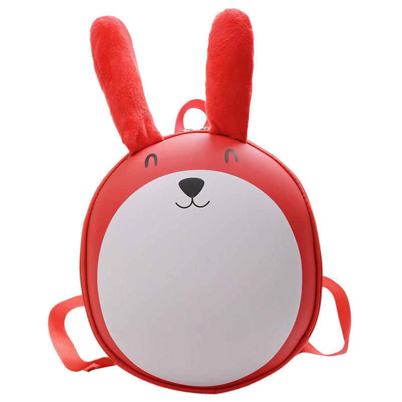 Cute Rabbit With Raised Ears Cartoon Children Casual Backpack For Daily Use