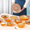 Haushaltskeramikplatten, Nudelschalen mit zwei Henkeln, Desserts, Salatschüsseln, Pasta, Geschirr, Schüsseln mit einem Henkel, Böhmischer Stil