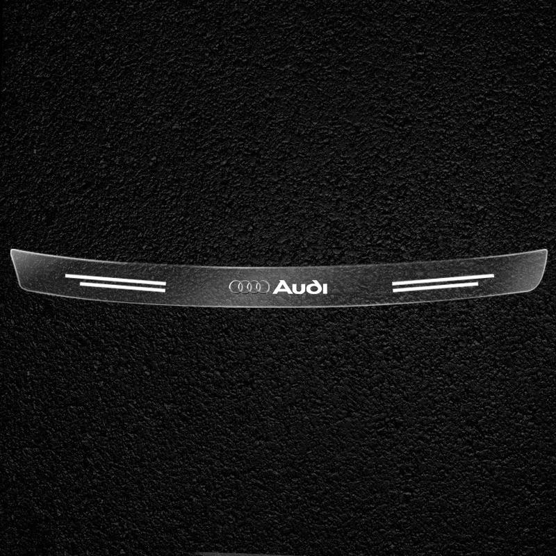 1Pcs Car Rear Bumper Trunk Guard Emblems 3D Stickers For Dgrb6 A4 A3 A5 A6 A7 A8 Q3 Q5 Q7 Q8 B5 B6 B7 B8 B9 Q7 8P 8V 8L