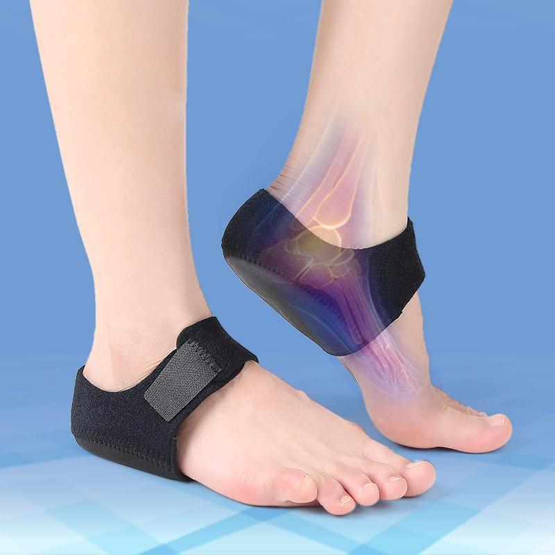 1 Pair Heel Cushion Gel Heel Cups for Heel Pain Plantar Fasciitis Heel Pads Great for Aching Feet Tendinitis Cracked Heel Repair