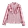 Women's Fashion Striped Layered Decorative Shirt 2025 Hot Selling