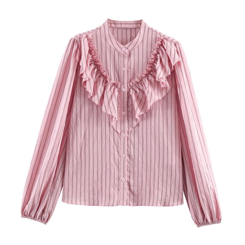 Women's Fashion Striped Layered Decorative Shirt 2025 Hot Selling
