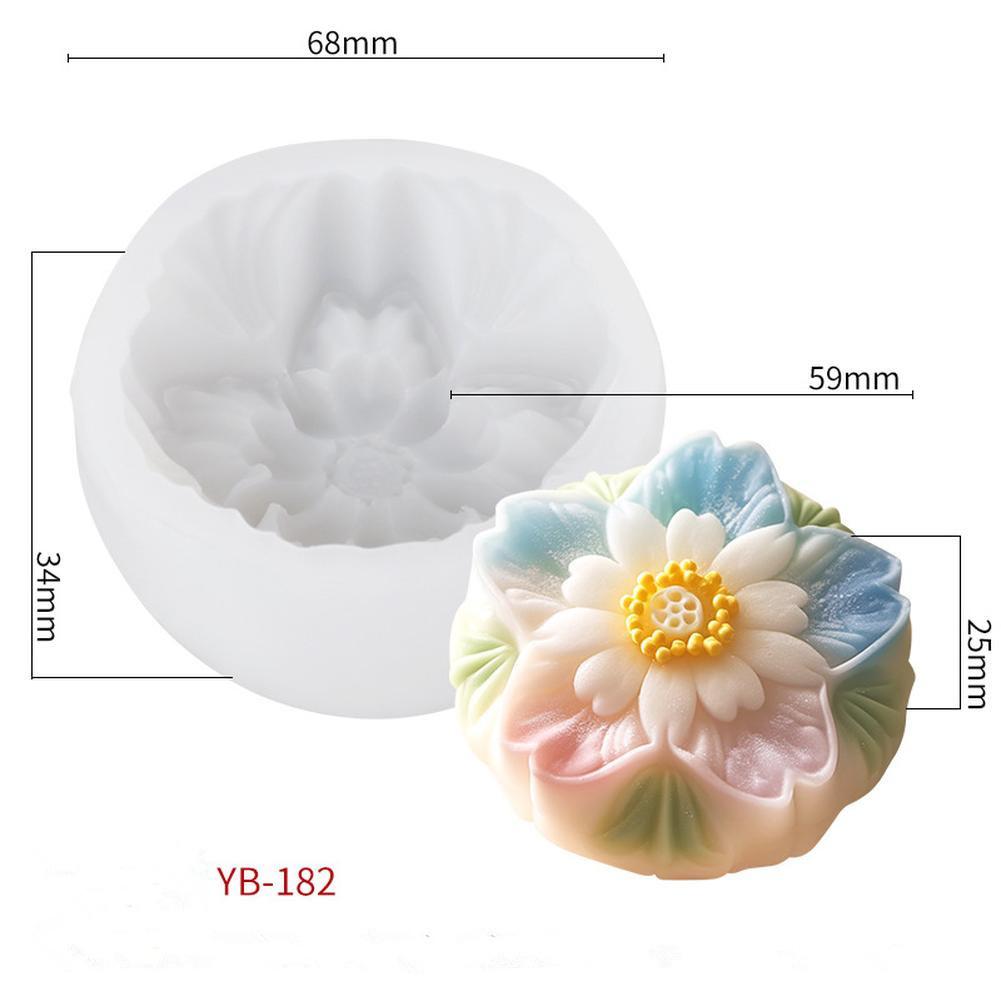 Formă pentru Prăjituri de Lună Silicon Cireș în Flori Turnat Reutilizabil Flori Fabricare Fursecuri Formă de Silicon Multifuncțională Pentru Prăjituri Ciocolată DIY