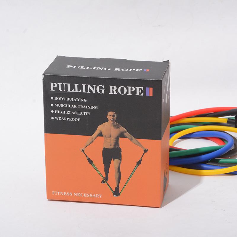 Home Fitness Resistance Band Set for Arm, Leg, and Waist Training