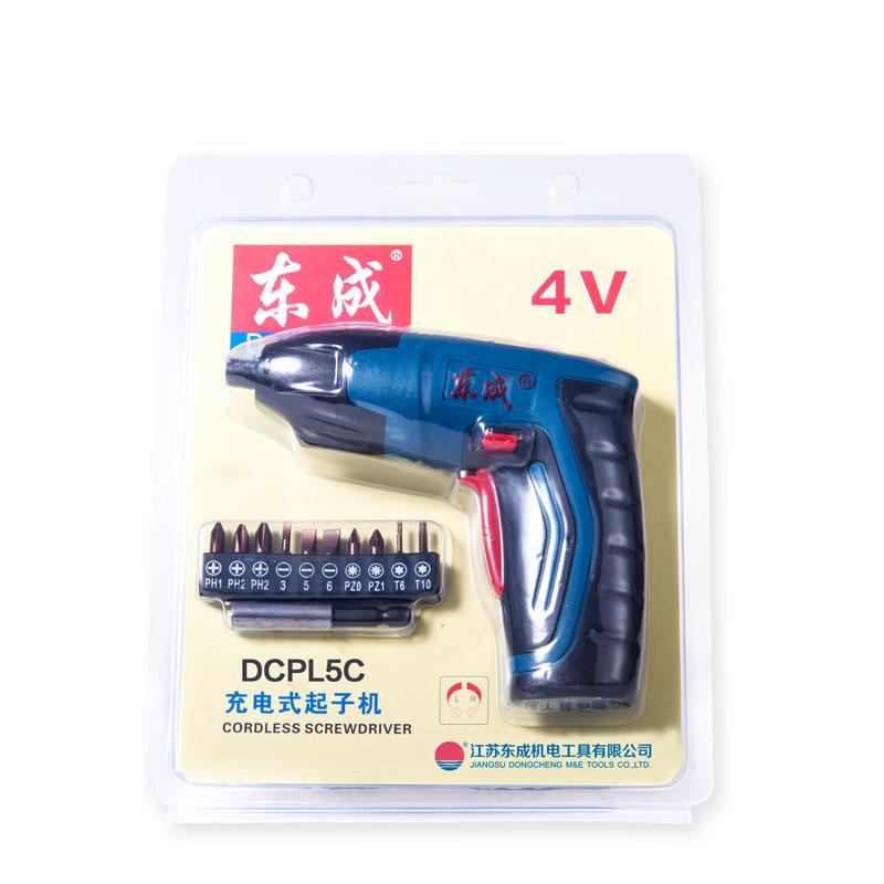 Perceuse Électrique Dongcheng Tournevis Électrique DCPL5C Mini Tournevis à Charge 4V Batterie Lithium Outils Électroportatifs Dongcheng