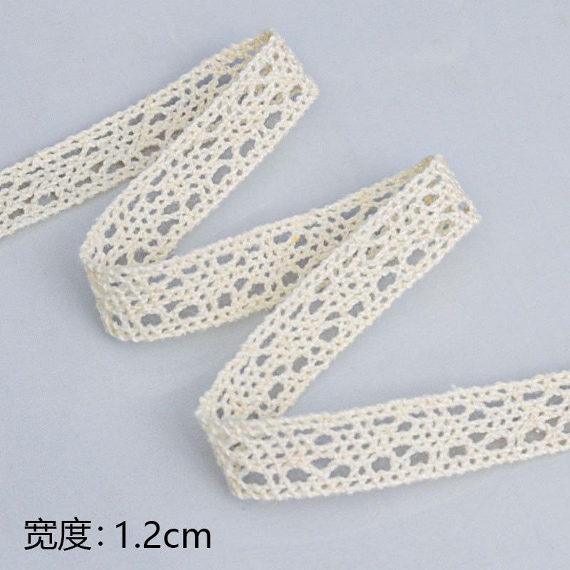 

Многосекционная двухсторонняя неэластичная хлопковая ткань кружево простыни шторы юбка кромка аксессуары своими руками мода декоративные поделки изготовление лент 1.2cm*10 Yards