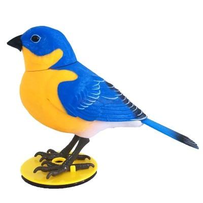 Children'S Intelligent Electric Voice Control Induction Simulation Bird Can Call And Move Light Control Puzzle Music Electronic
