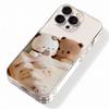 Cute bear for iphone17promax mobile phone case apple 16/14pro Japan and Korea 13/12/15/11x