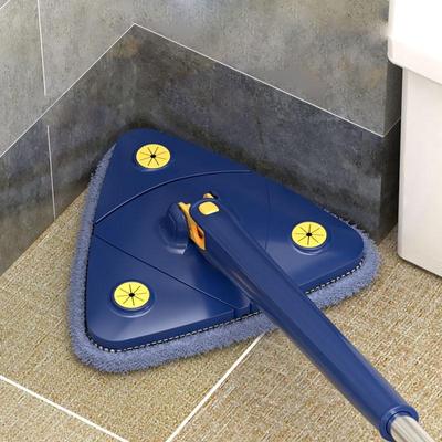 360 Rotatable Triangle Cleaning Mop Magic Cleaning Mops Automatic Water Wringing Telescopic Rod Microfiber Mop Home Kitchen Floor Wall Clean Tools