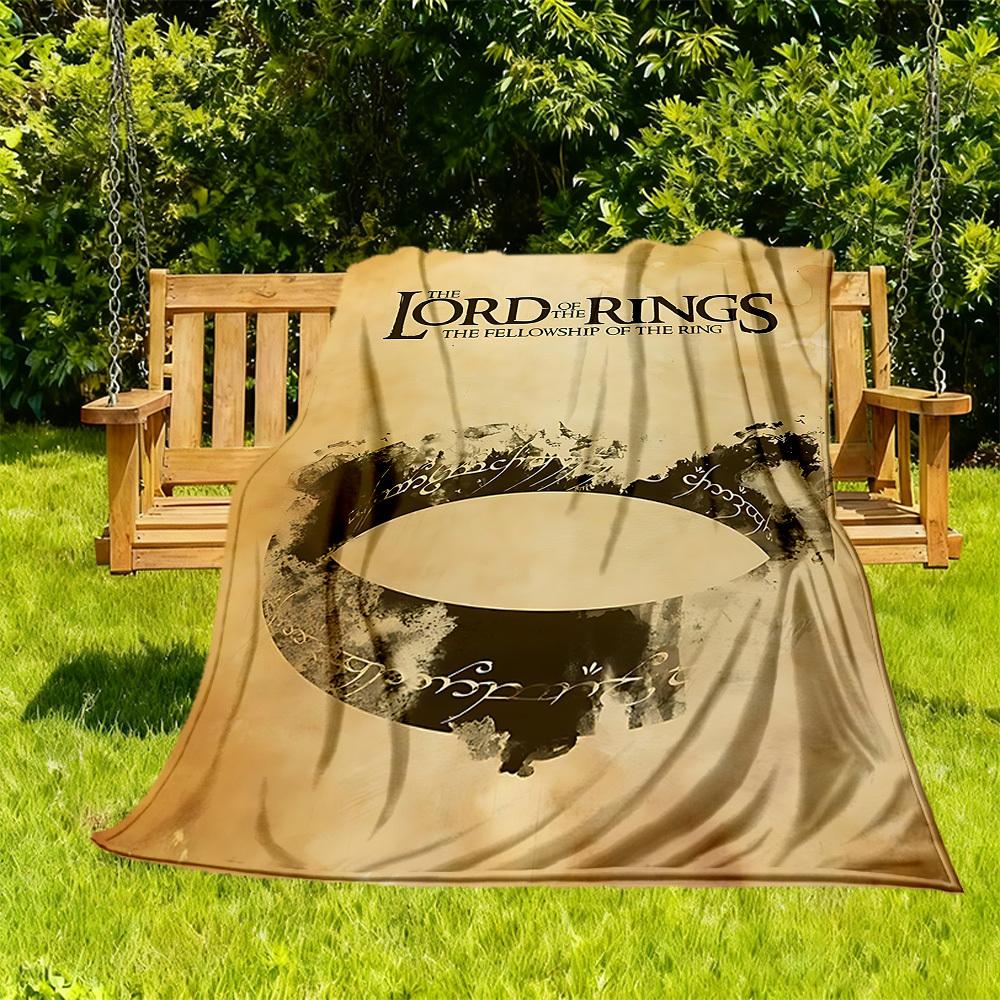 

1PC The Lord of the Rings Outdoor Blanket Lightweight Flannel, Soft & Warm, All-Season Use for Sofa, Outdoor003 130x150cm