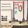 Pull-Up and Dip Bar for Indoor Fitness – Floor-Standing Children's Stretching and Hanging Equipment