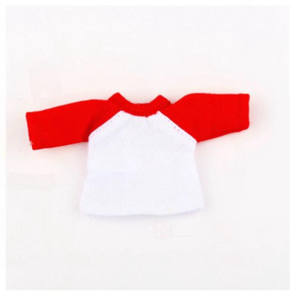 10 Styles Long Sleeved T-Shirt for 1/11 ob11 Dolls/1/12 Bjd Dolls Doll Clothes Accessories