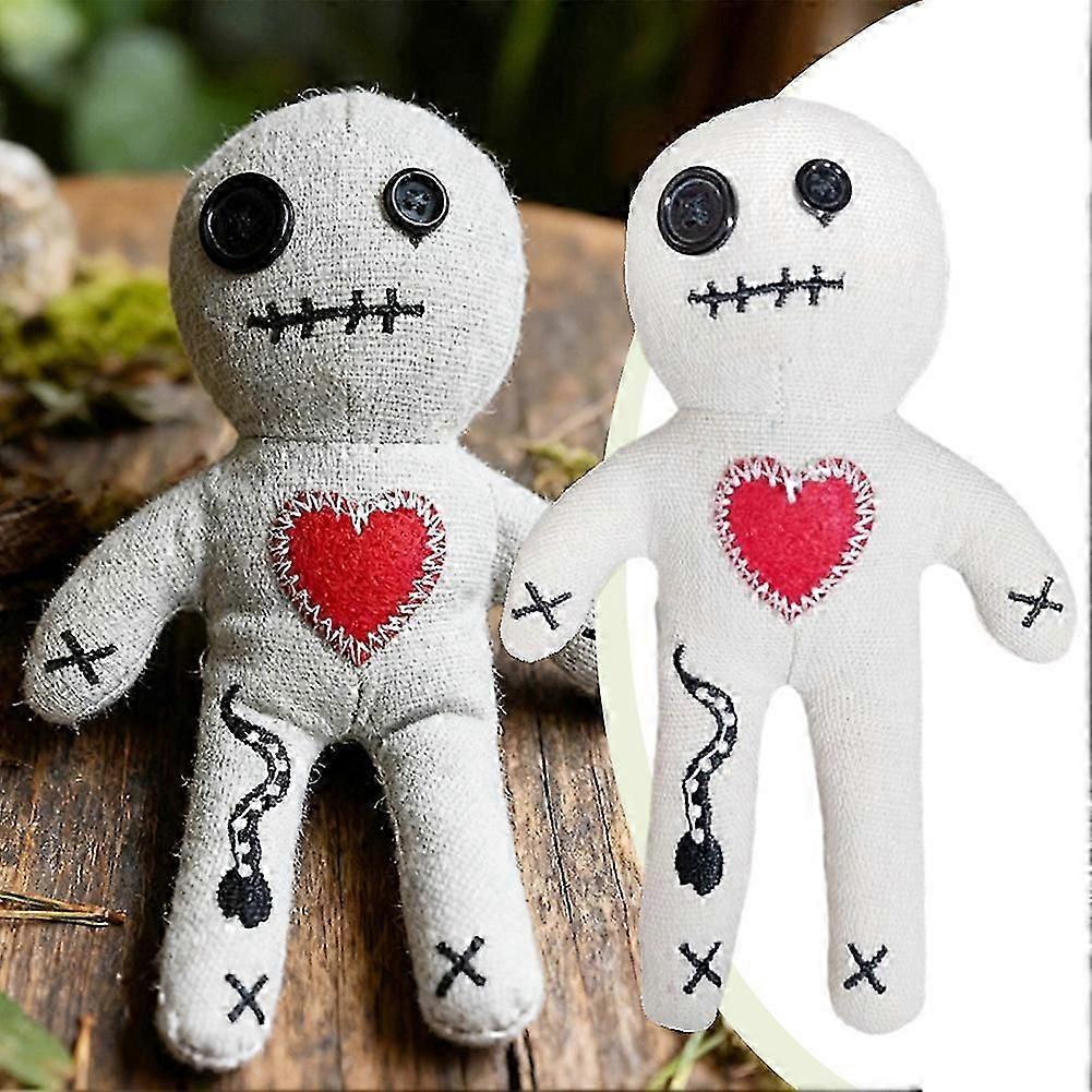 Voodoo-Puppe Kreatives Cartoon-Stofftier Halloween Voodoo-Puppe Niedliche Stoffpuppe Geschenke für Kinder Erwachsenezz55