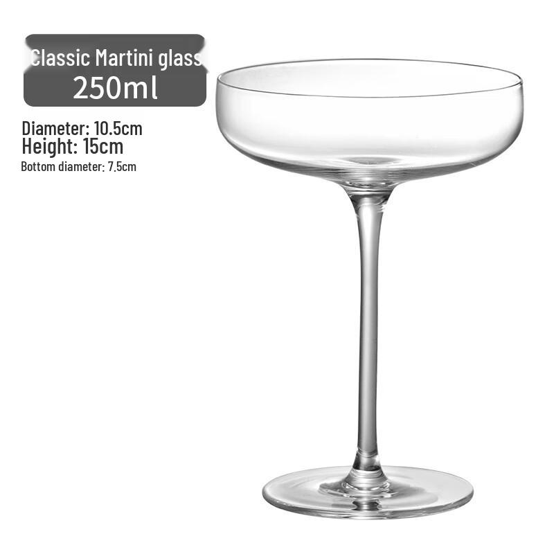 כוסות קוקטייל ויין מזכוכית Changbaosen