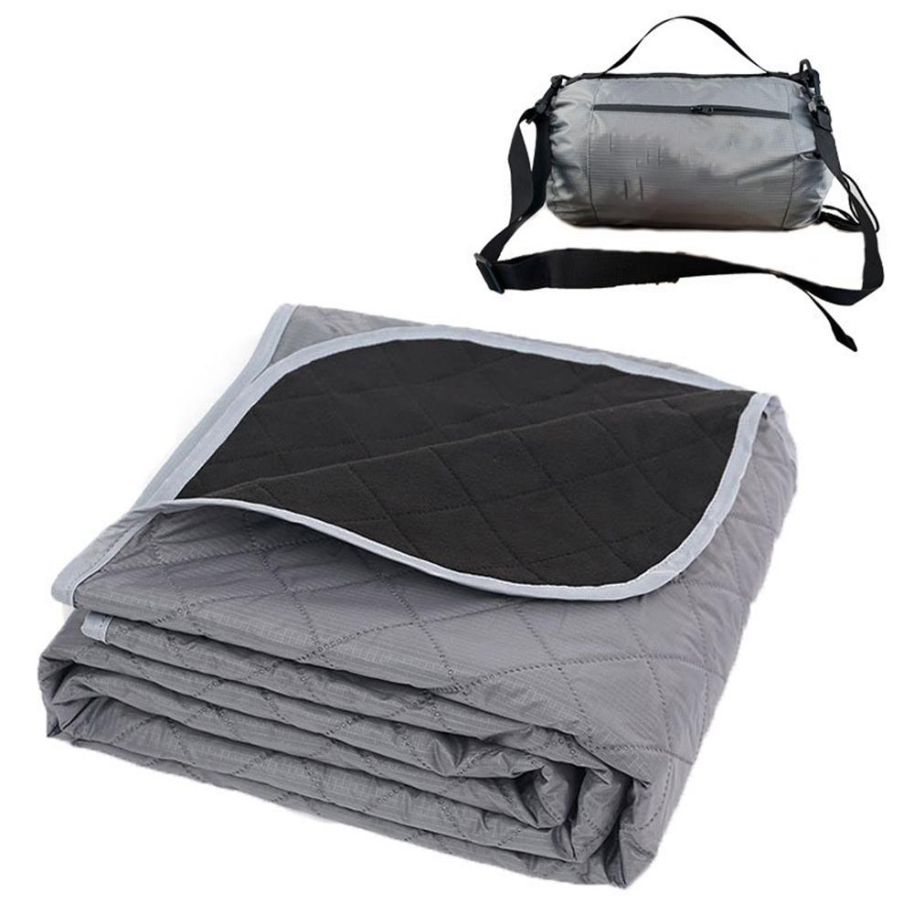Waterproof Outdoor Blanket Windproof and Warm Extra Thick Fleece Great for Camping, Picnics, Beaches, Stadiums