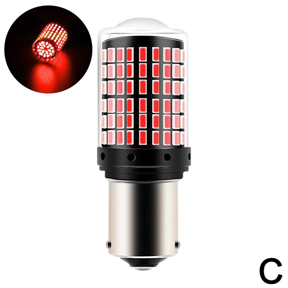 1pc AutoTurn Signal Light PY21W 5009 No Error Led Bulb Amber Blinker 144SMD 12V - 24V 18W Turn Signal Bulb