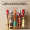 No punching wall-mounted seasoning clip rack, seasoning bag storage rack, wall hanging shelf storage