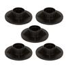 Set of 5 Stabilizing Leg Set Anti Vibration Feet Pads Waterproof Legs Rubber Texture for Outdoor Pools and Equipment