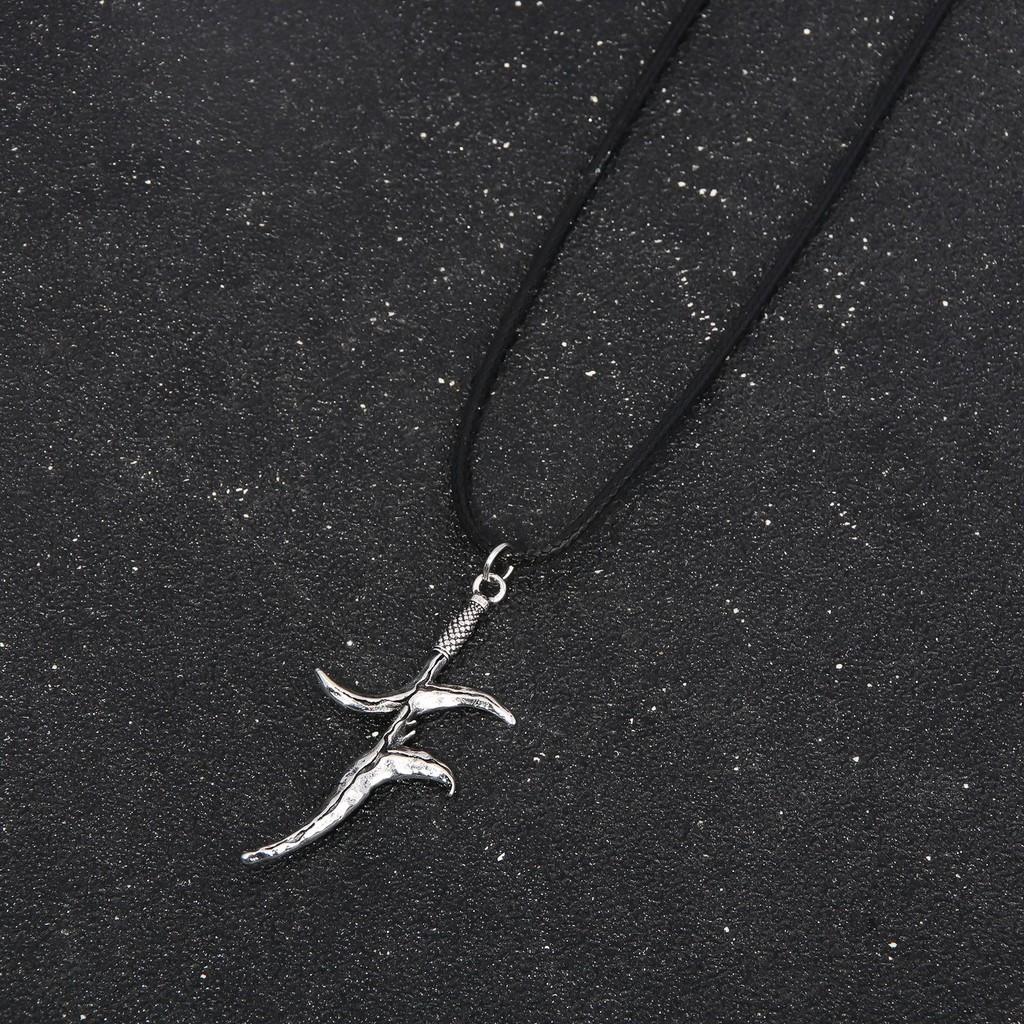 Necklace Melina Sword Alloy Pendant Retro Jewelry Collectors For