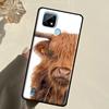 Cute Highland Cow For Realme 14 Pro Plus 10 11 12 13 GT 6 6T 5 GT7 Pro C61 C55 C53 C51 C21Y C25S C67 C75 Case