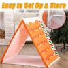 Gingerbread Christmas Tent Playhouse – Festive Kids Play Tent For Indoor Decoration, Holiday Gift, And Christmas Party Display