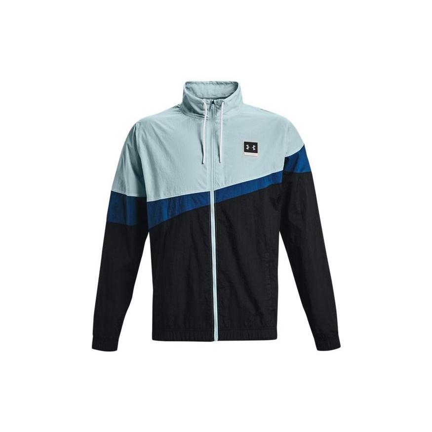 Under Armour Fashion Woven Full Zip Jacket Blue Multi Men s 1366219-478 M