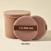 7PCS/Set Double Side Cosmetic Puff Set Water Drop/Round With Storage Box Makeup Sponge Soft Powder Puff Evenly Applies Makeup