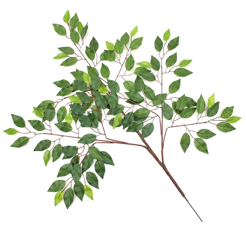 Mossy Fig Tree Leaves - Laminated Plastic Decoration Branches