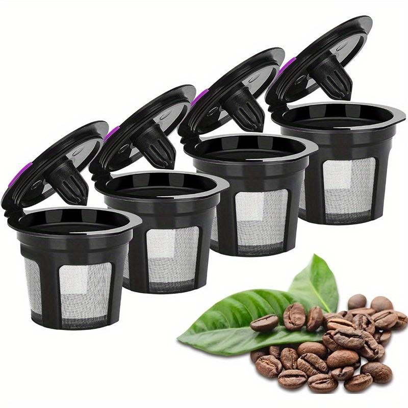 Reusable K-cup with food grade stainless steel mesh - coffee filter with silicone O-ring - reusable coffee box for dishwasher