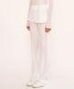 FANYOUNG See-Through Bootcut Leggings White