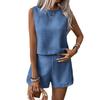 Women 2 Piece Outfits Tank Tops and Shorts Sleeveless Tops Shorts Suit Women