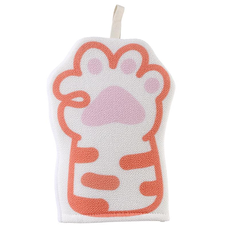 Cute Cat Paw Bath Scrubber Set
