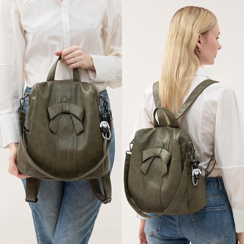 Backpack New Star Style Women's Bag Korean Version Anti-theft Travel Bag Large Capacity Backpack Bow Backpack